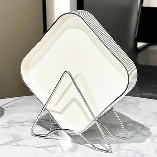 推荐塑料家用吐骨头盘碟可洗碗机放菜骨碟小盘子高端餐桌收纳垃圾