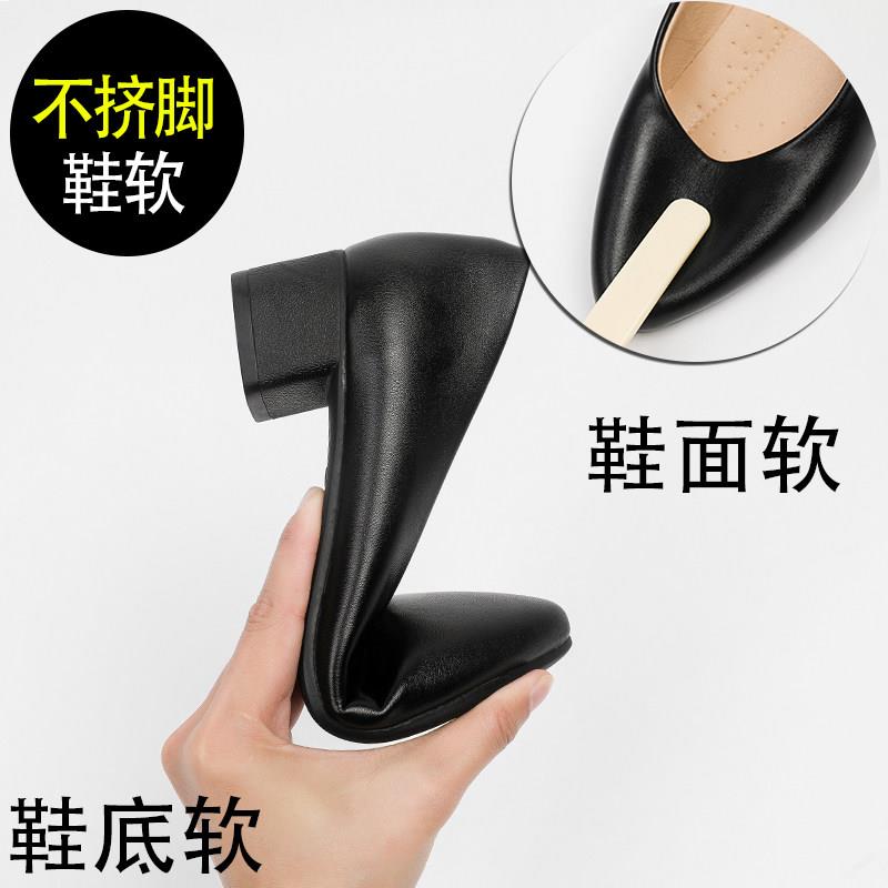 好货玛丽珍水晶高跟鞋女粗跟成人礼配旗袍裙子秀禾婚纱两穿婚鞋伴