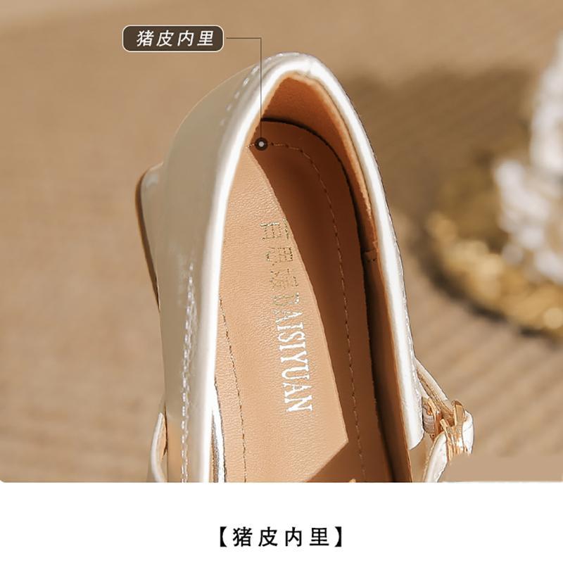 好货玛丽珍鞋女鞋子2026新款新中式国风配旗袍的单鞋内增高粗跟高图片