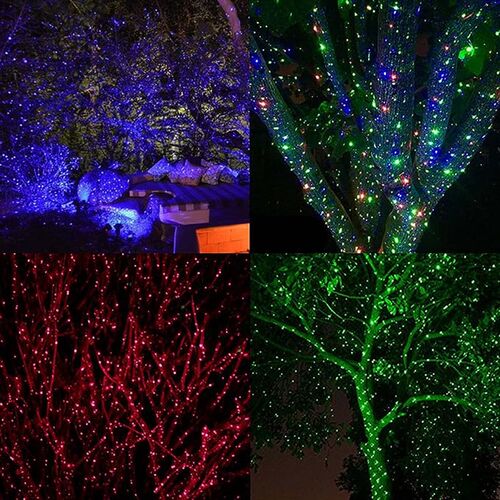 户外防水动态萤火虫激光投影灯庭院草坪红绿蓝满天星Y空氛围镭射