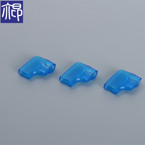 DF6.3-4.0弯头接线端子护套 200D0只 6.3旗形双线透明端子插簧护