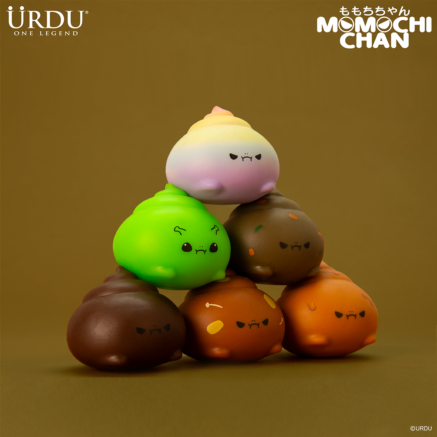 URDU小馒头蛙软胶POOP捏捏乐盲盒