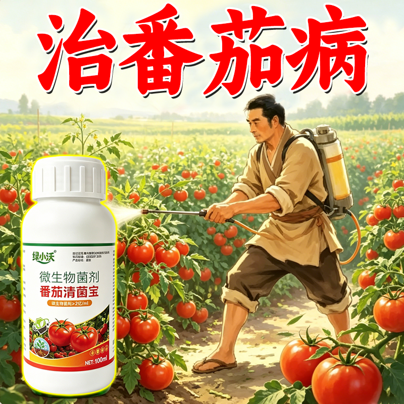 草莓西红柿病毒病专用药番茄病菌清圣女果治灰霉炭疽病农用肥料