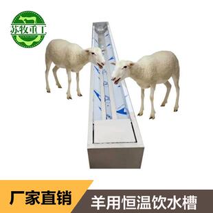 养殖场设备恒温饮水槽04不锈钢材质自动上水电加热水槽