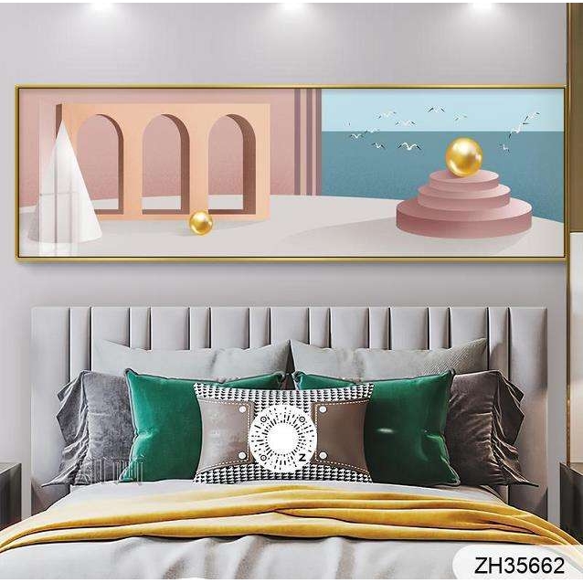 北欧新款卧室床头装饰画主卧墙面挂画客厅墙画现代简约房间壁画