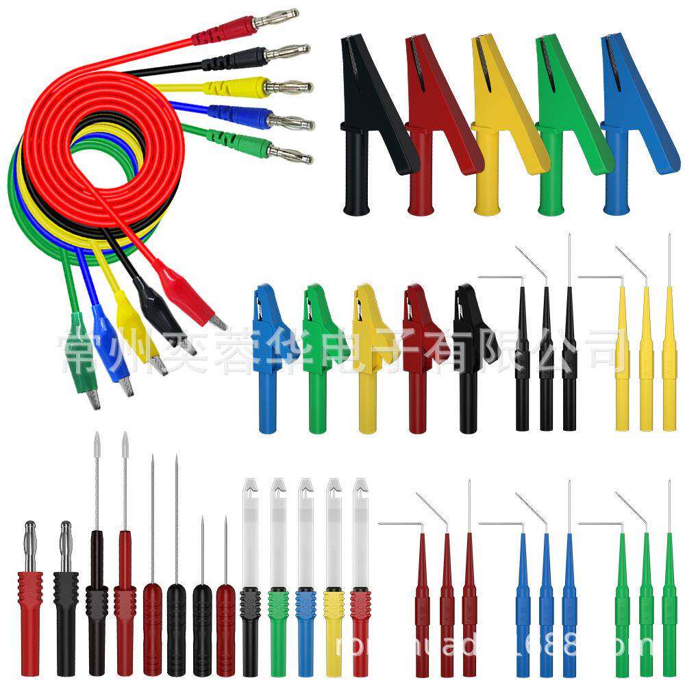 万用表组合测试套件汽车诊断检测维修套装香蕉插头公转测试套件