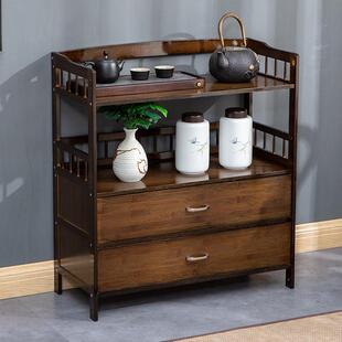 沙发边几茶桌边柜小桌子小茶几侧柜实木客厅茶水茶台收纳柜置物架