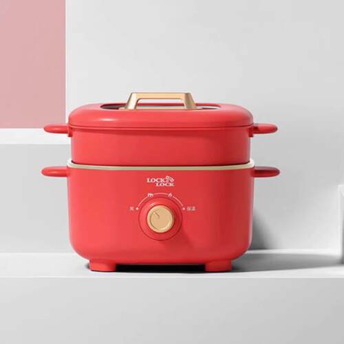 乐LOCK&LOCK液体加热器（电火锅）EJP1527RED