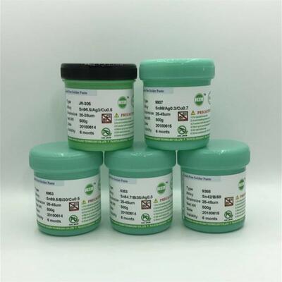 贴片锡膏JRHL305高温焊锡浆9037/中温6353锡浆6404低温9358焊锡膏