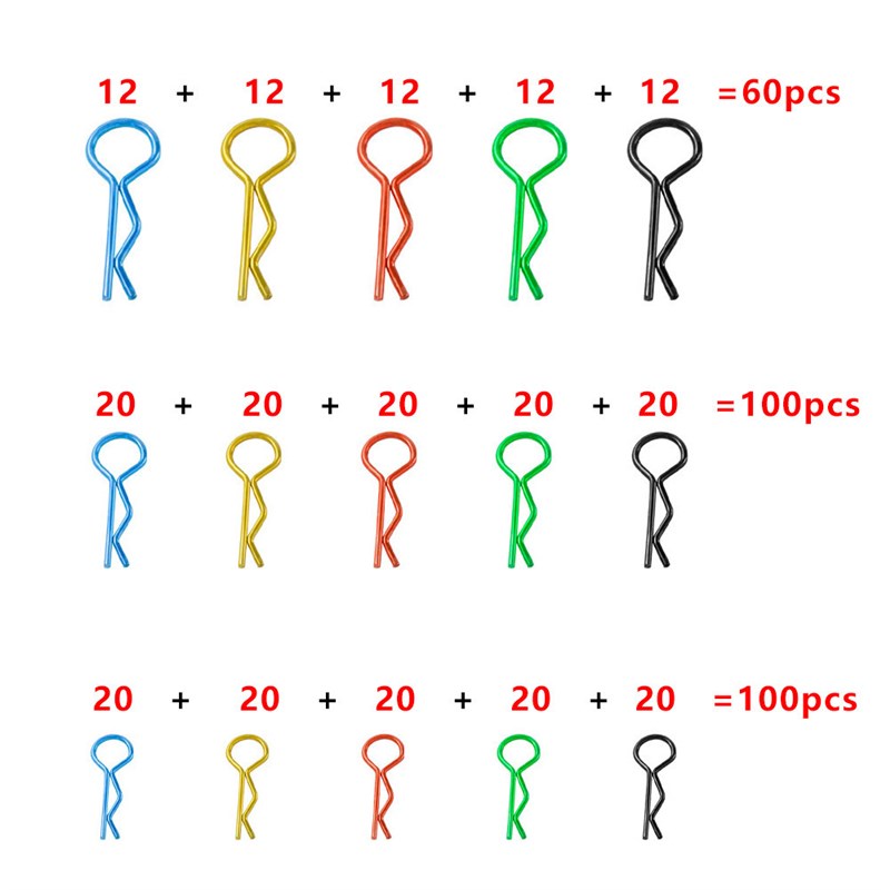 1:8 1:10 1:16 油车电车 通用 彩色 R扣 车壳卡扣盒装 RC 模型车