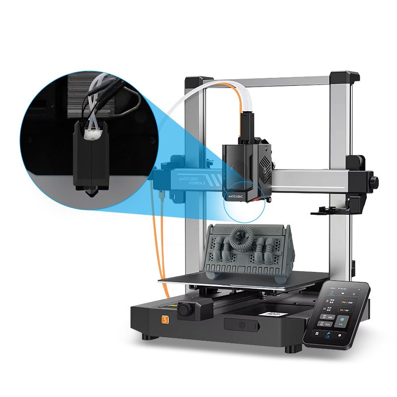 3D打印机配件纵维kobra3升级热端套件