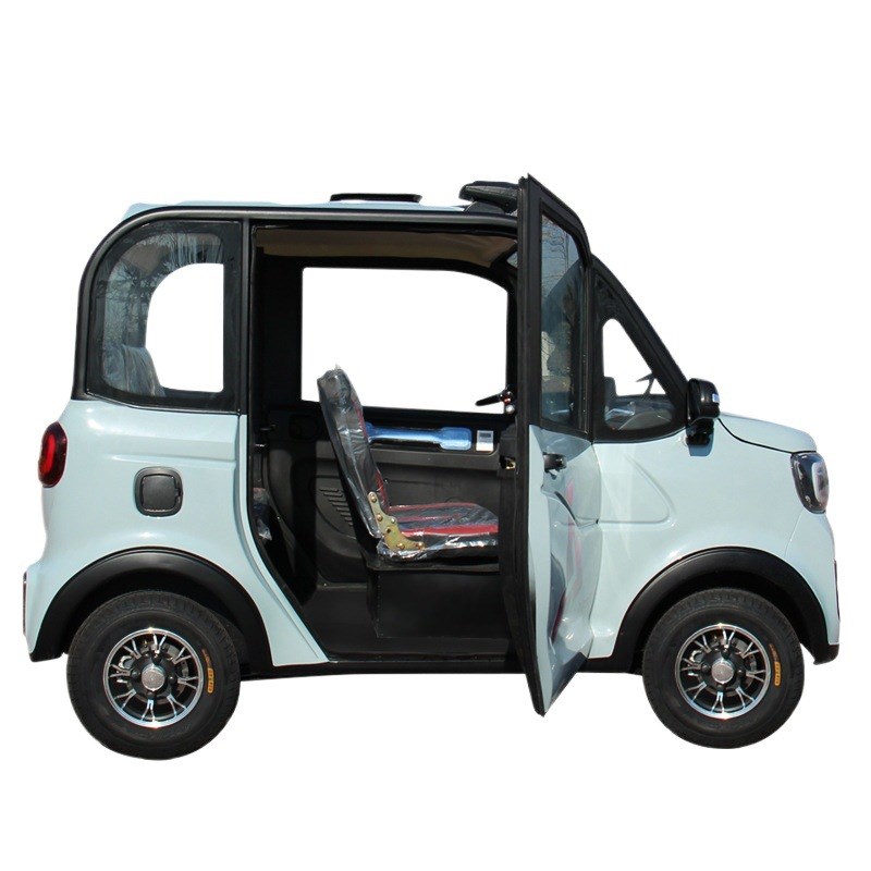 新能源电动汽车四轮车成人代步车家用女性油电两用全封闭接送孩子