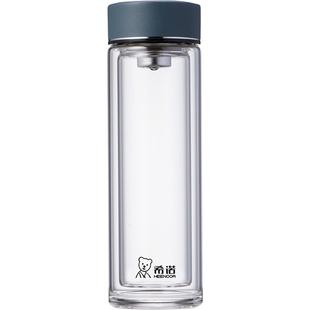 双层玻璃杯隔热带滤网水杯车载家用便携泡茶杯子 ZZ8N新品