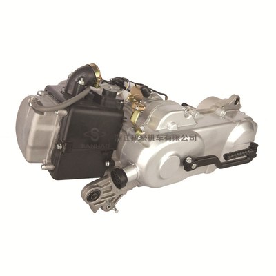 厂家直销 踏板摩托车GY6-50/80CC发动机总成10寸轮40CM669皮带