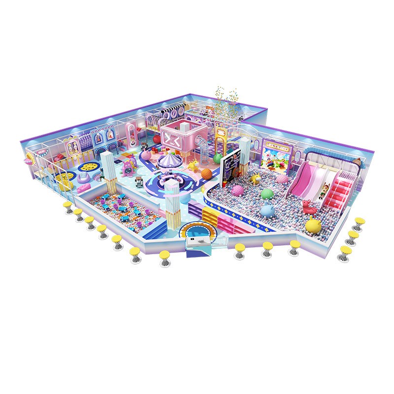 大型淘气堡儿童乐园游乐设备亲子专用器材室内游乐场滑梯运动商场