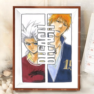 死神bleach动漫露琪亚黑崎一护相框摆台卧室桌面摆件送朋友礼物