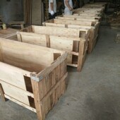厂家直供多规格免熏蒸木箱 结实耐用实木木箱 物流仓储木箱
