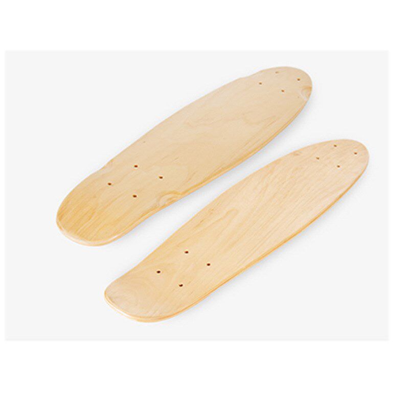小鱼板滑板板面七层枫木裸板22in单翘公路刷街代步大鱼板板面