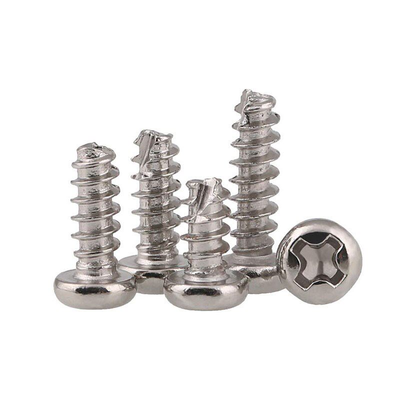 M2-M4 厂家直供PT圆头十字割尾自攻 B型割尾自攻螺丝开槽自攻螺钉