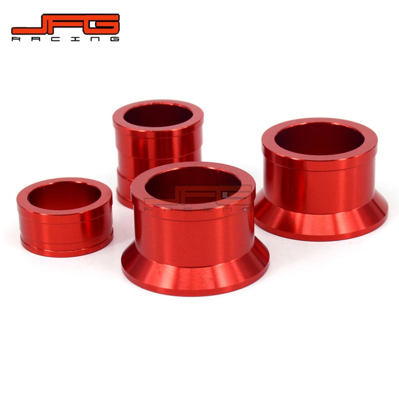 摩托车CR CRF125R 250R 250X 450R 450X轮毂前后CNC轴套隔套