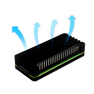 树莓派Zero WH 2W金属保护外壳通用铝散热器被动散热带硅胶导热垫