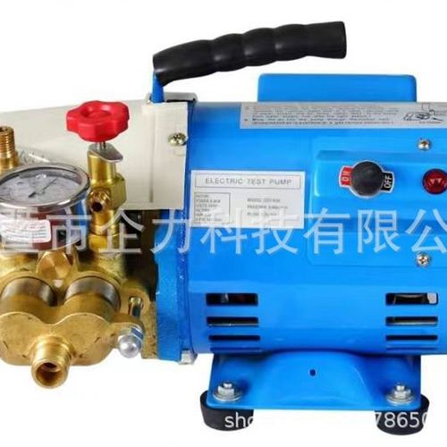 厂家400W电机双杠全铜电动试压泵打压机60KGppr水管地暖管测压检