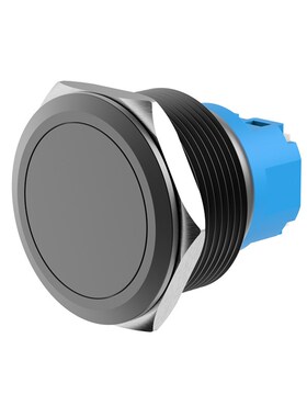 25mm金属按钮开关自锁复位黑色带灯1常开2常闭5脚启动停止按键