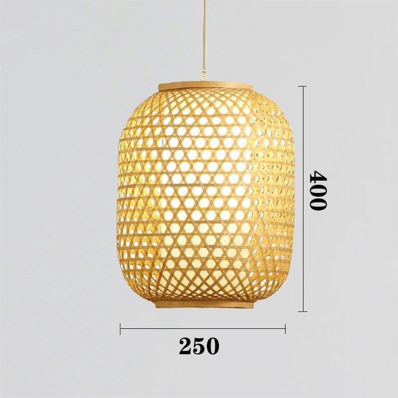 竹编灯笼 日式吊灯中式灯竹艺灯罩田园茶楼饭店卧室阳台餐厅吊灯,家装灯饰光源,客厅吊灯,淘宝优惠券,粉丝福利购,淘宝优惠卷