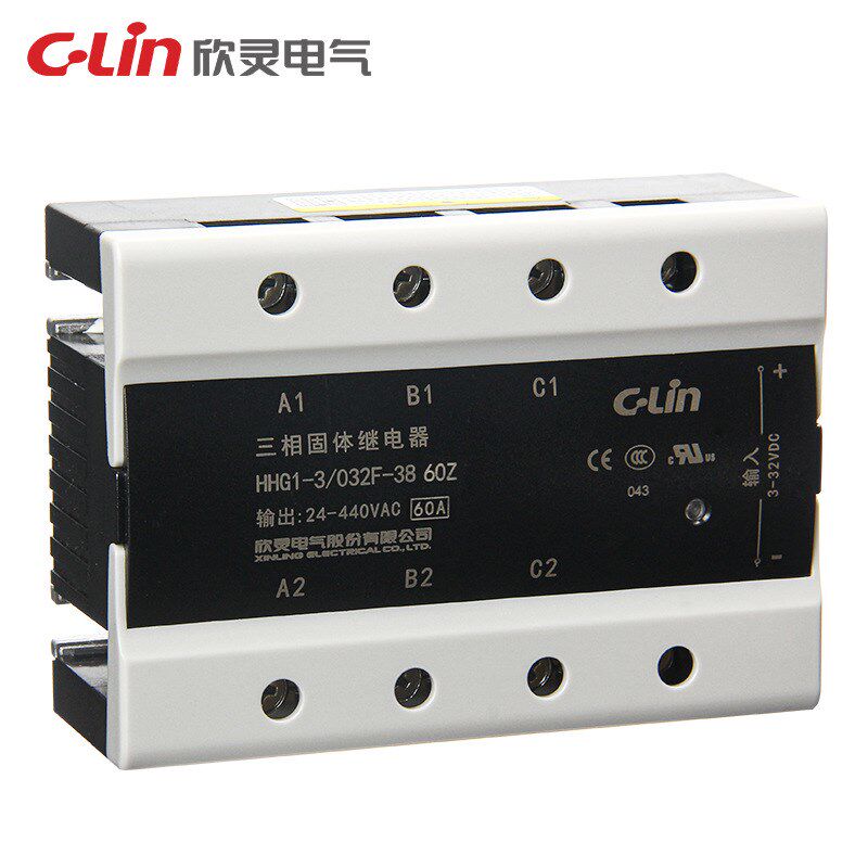 欣灵HHG1-3/032F-38 (SSR-DA)(改进型)三相固体继电器 60A