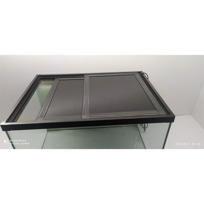 鱼缸盖板左右推拉鱼缸防跳盖板左右推拉是鱼缸盖板雷龙专用鱼缸盖