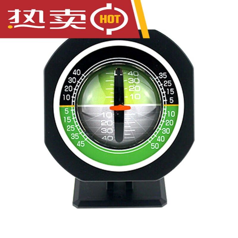 阡囤汽车自感应车载坡度仪越野改装水平仪平衡仪角度尺测量带夜光