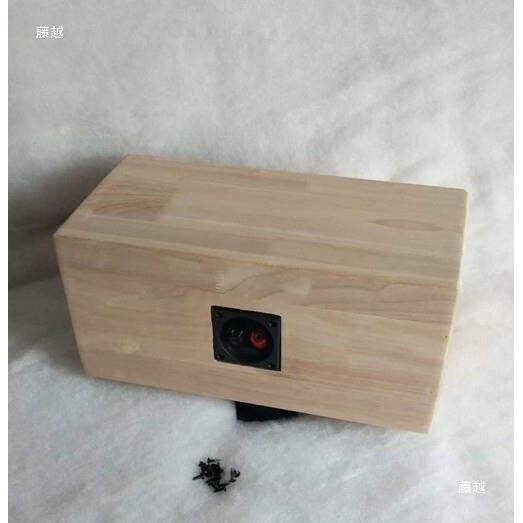 橡胶木实木双3 4 5 6.5 8寸中置音箱空箱体DIY木箱壳一只价图片