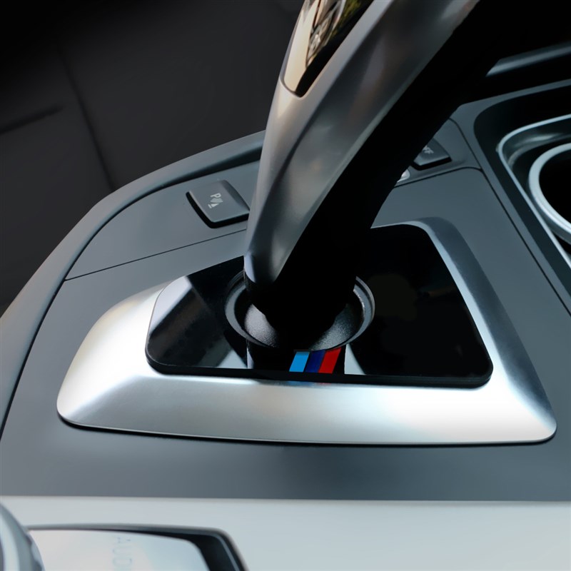 宝马1系2系3系4系X1档把亮片排挡装饰贴档位面板挡把头套内饰改装