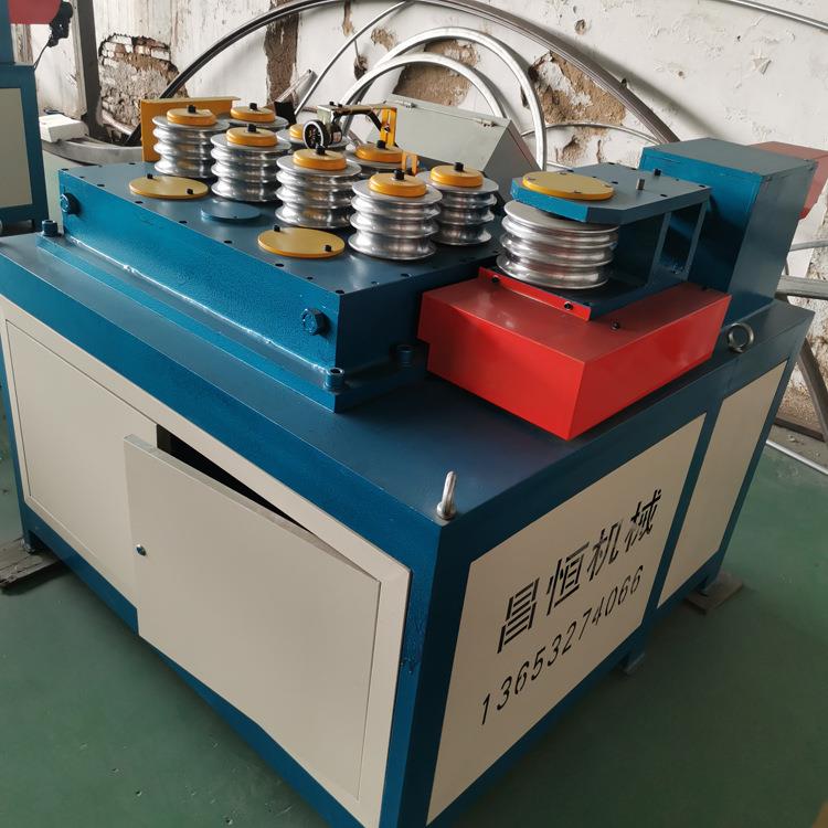 电动私服液压九轮折弯机大棚骨架弯弧机数控圆管盘圆机