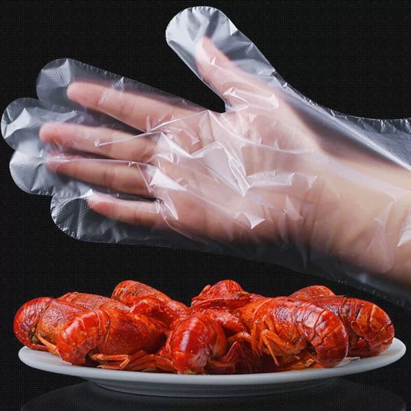 500只食品级PE一次性手套