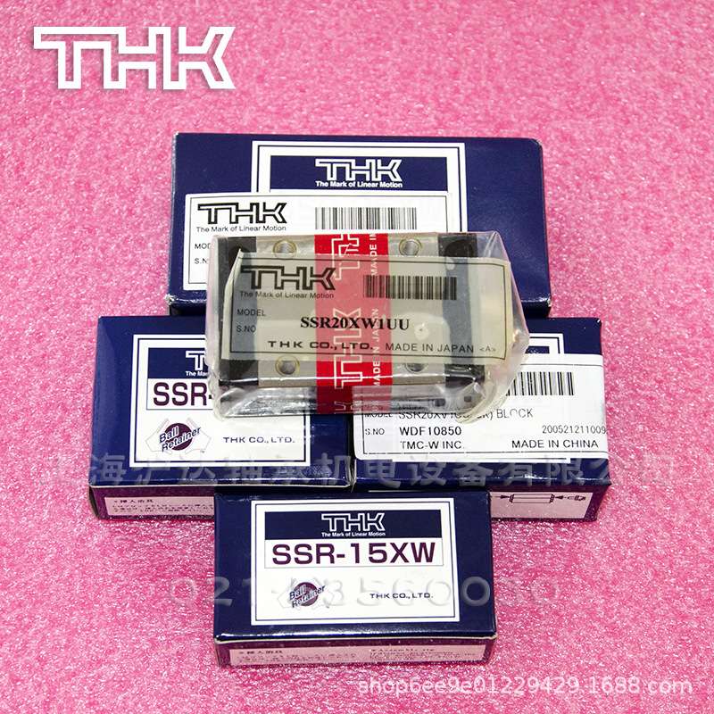 现货THK直线导轨滑块SSR15XVSSR20XWSSR25XTBSSR3035XW组件滑轨