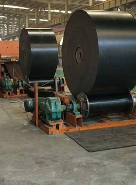 青岛黑色橡胶输送机输送带NNEP棉帆布流水线传送带