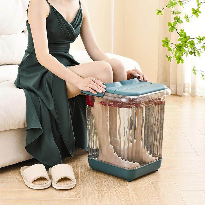 家用过小腿过膝盖按摩款便携加高泡脚桶桶洗脚盆学生宿舍用洗脚桶,特色手工艺,其他特色工艺品,淘宝优惠券,粉丝福利购,淘宝优惠卷