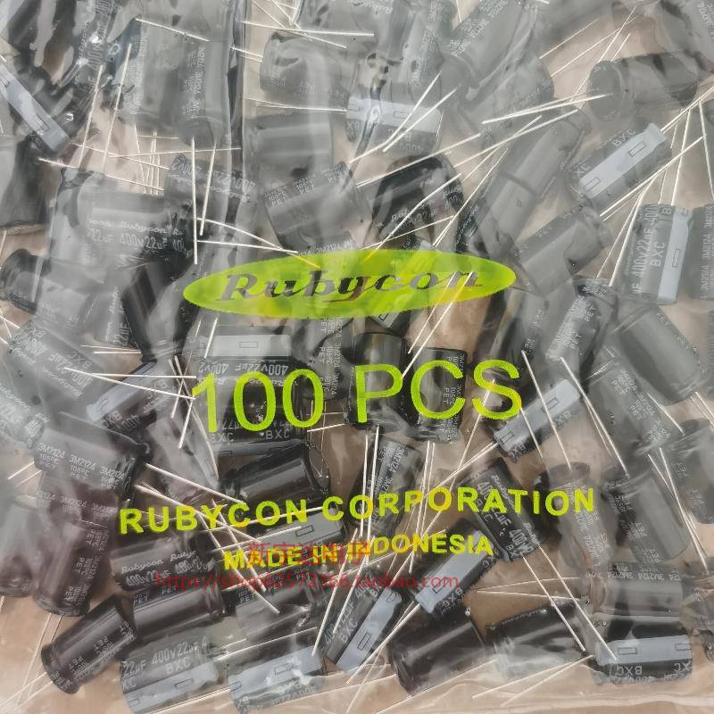 400V22UF12.5X20 红宝石BXC 高频低阻 22UF400V 电解电容 原装