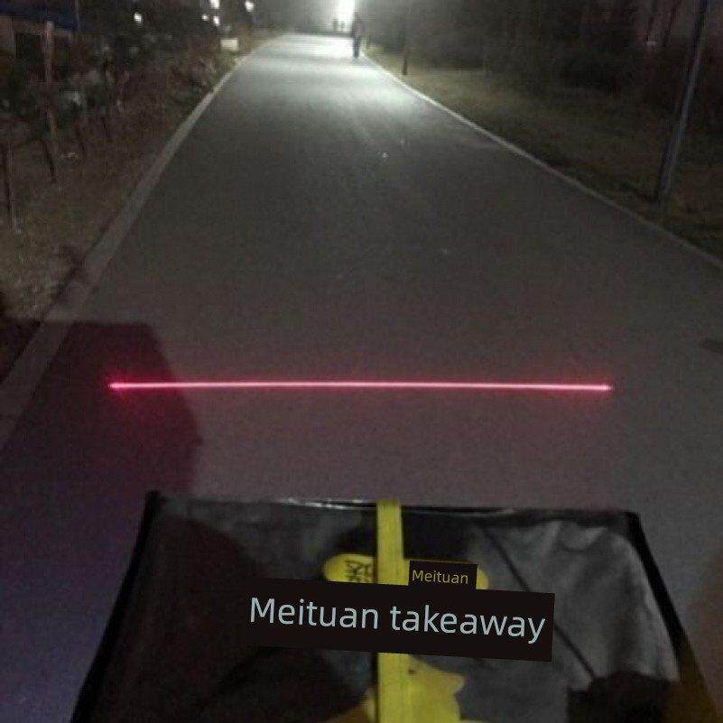 摩托车红外灯激光灯12V安全灯警示灯一字尾灯防雾防追尾灯