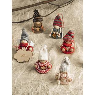 圣诞装饰品可爱的天使感觉吊坠圣诞树吊坠桌面覆古家恶棍装饰品