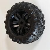 RC遥控车130mm橡胶真空轮胎轮轴4mm5mm6mm7mm8mm升级维修替换提速