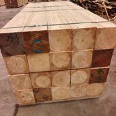 辐射松枕木垫木承重实木吊车支腿泵车桥梁设备垫木油浸木方木垫块