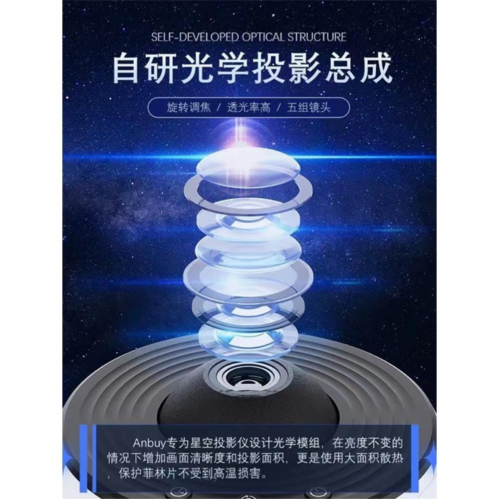 系银河空投影仪儿童星灯浪41863漫旋转氛围投影灯星满天星卧室小