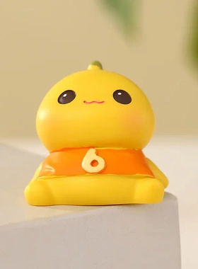 新款热销创意卡通桌面车载树脂摆件电脑床头装饰品源头厂