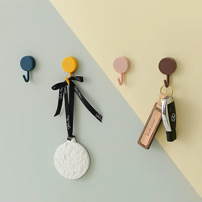 2622粘钩北欧可爱强力承重挂钩家用免打孔痕墙壁装饰宿舍小挂钩