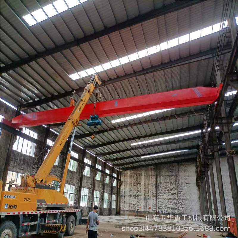 小型5吨单梁起重机 性能稳定室内外车间悬挂桥式单梁行车天车