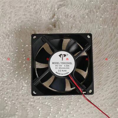 议价全新静音散热8CM风扇8025直流DC5V/18V/12V/24V/48V80x80x25M