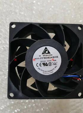 议价台达FFB0824SHE803824V0.51A8CM大风量双滚珠变频器风扇