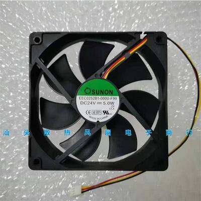 议价SUNONEEC0252B1-000U-F9924V5.0W1202512cm工控机检测风扇